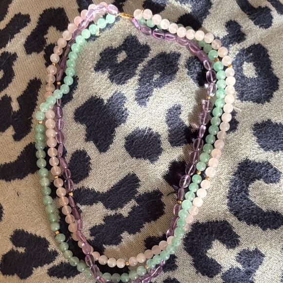 Elegant Multi-Color Beaded Necklace